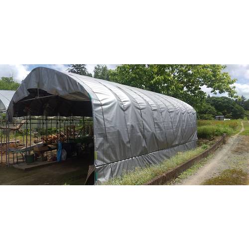 萩原　ターピー　ＵＶシート　＃４０００　シルバー　５．４ｍ×７．２ｍ　UV4000-SL5472　1 枚