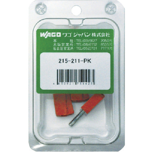 WAGO banana plugs, white, pack of 4, 215-611-PK, 1 PK