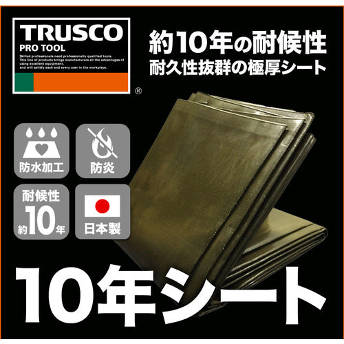 TRUSCO 10-year sheet, width 3.6m x length 5.4m TUV13000-3654, 1 sheet