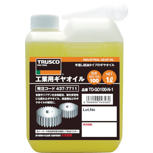 ＴＲＵＳＣＯ　工業用ギヤオイル　ＶＧ１５０　１Ｌ　TO-GO150N-1　1 本