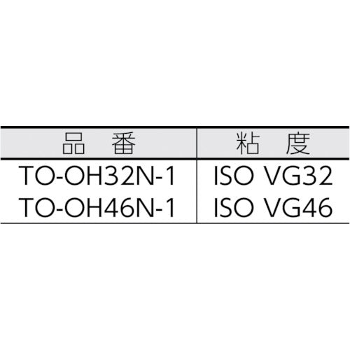 ＴＲＵＳＣＯ　油圧作動オイル　ＶＧ３２　１Ｌ　TO-OH32N-1　1 本