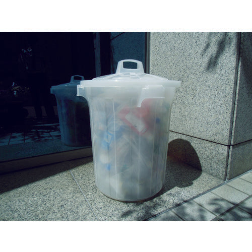 TRUSCO Translucent PP Pail Round 90L TPTM-90 1 piece