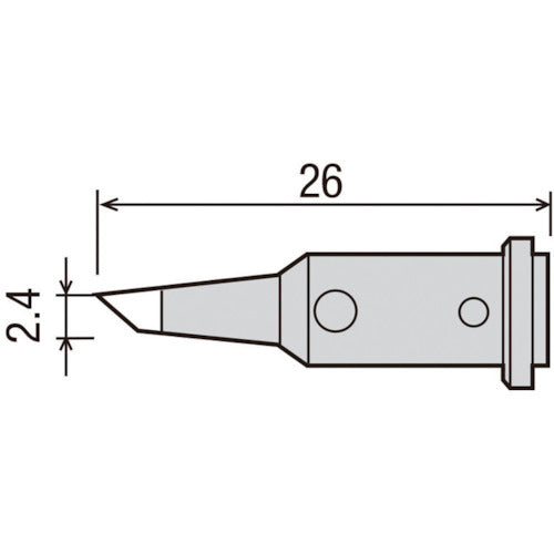 GUT Replacement tip 2.4C type for GP501 GP-501RT-2.4C 1 piece