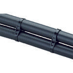 PANDUIT Double Hose Clamp Tie (500 pieces) DHC1.12X1.75-D0 1 bag