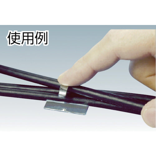 PANDUIT 고정구 VHB 접착 테이프 부착 메탈 코드 클립 (100개입) MACC62-AV-C 1봉