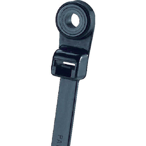 PANDUIT Screw-type nylon cable ties, weather-resistant black (100 pieces) PLC1M-S4-C0 1 bag