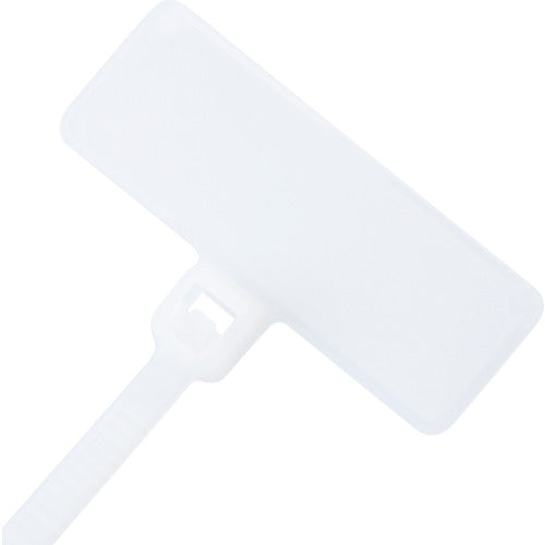 PANDUIT Flag-shaped nylon cable ties, natural (100 pieces) PLF1MB-C 1 bag
