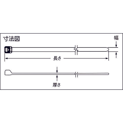 ＰＡＮＤＵＩＴ　ＰＥＥＫ結束バンド　（１００本入）　PLT1.5M-C71　1 袋