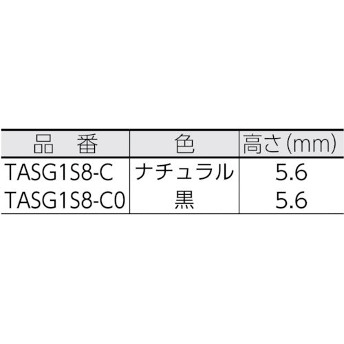 PANDUIT 슈퍼 그립 전용 타이 앵커 내츄럴 (100개입) TASG1S8-C 1봉