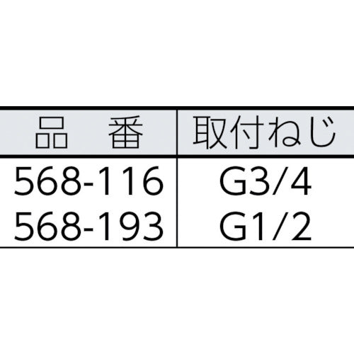 ＫＡＫＵＤＡＩ　大口径ネジニップル２０　568-193　1 個