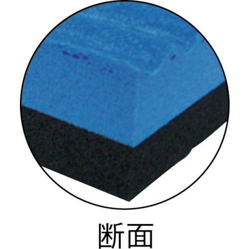 ワニ印　養生敷板　ワニ板（ＷＡＮＩＢＡＮ）ブルー　１６ＭＭ厚１．１Ｍ×１．８Ｍ　004945　1 枚