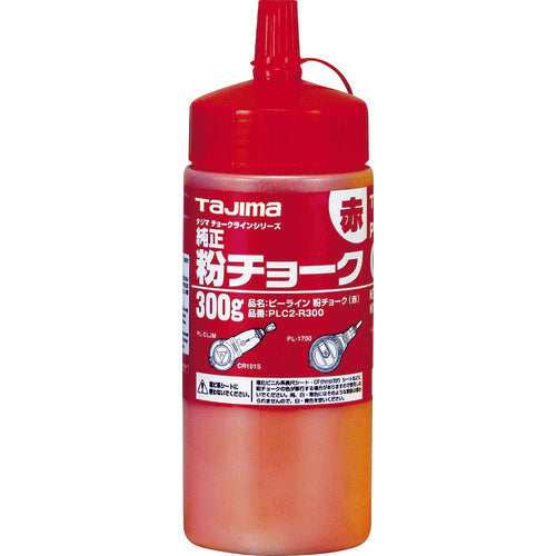 タジマ　粉チョーク赤　PLC2-R300　1 本