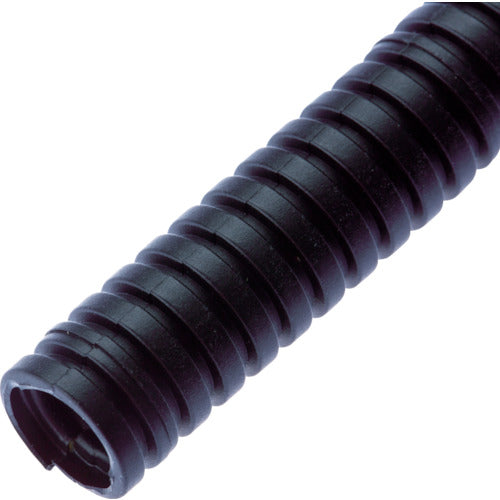 PANDUIT Corrugated Tube Heat Resistant Nylon 6 Black with Slits Inner Diameter 32.5 15.25m CLT125N-L630 1 Roll