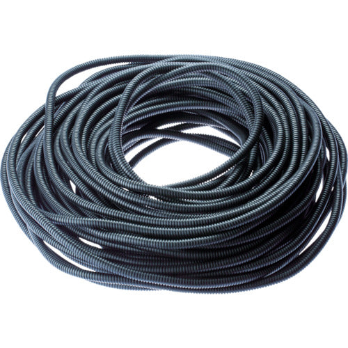 PANDUIT Corrugated Tube Heat Resistant Nylon 6 Black with Slits Inner Diameter 10mm 30.48m CLT38N-C630 1 Roll
