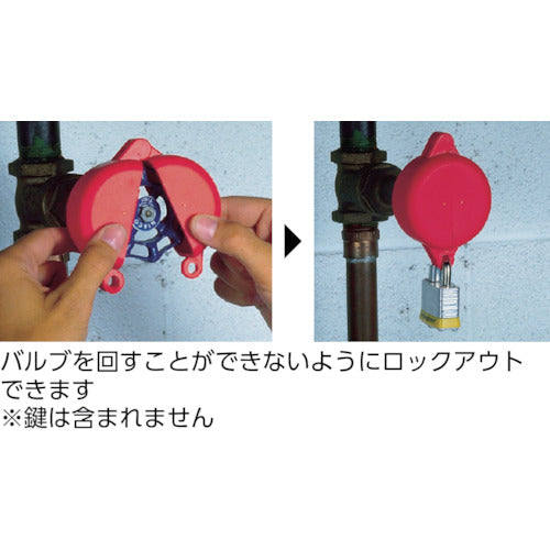 PANDUIT Gate Valve Lockout Red PSL-V9 1 pc