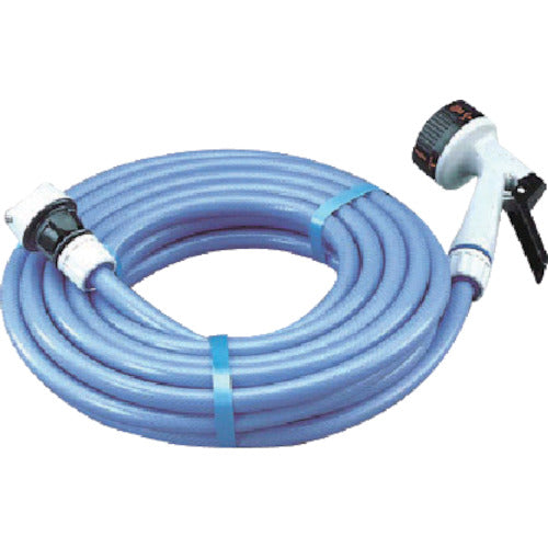 ＩＲＩＳ　１３６２６７　耐圧糸入りカットホーススリム１０ｍ　ブルー　10M-AJ-12　1 巻