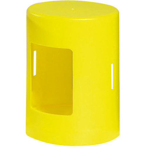 CAR-BOY Color Plastic Pole Cap Yellow CP02 1 pc