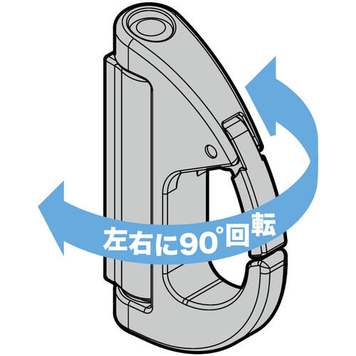 ＳＵＧＡＴＳＵＮＥ　（１１００１８６７５）ＥＮ−Ｒ１００Ｆステンレス鋼製ナス環回転フック　EN-R100F　1 個