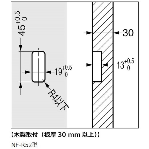 ＳＵＧＡＴＳＵＮＥ　（１１００２００６８）ＮＦ−Ｒ６４−ＳＣＲ収納フック　NF-R64　1 個