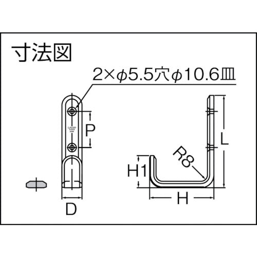 ＳＵＧＡＴＳＵＮＥ　（１１００２０１４３）　ＸＬ−ＳＦ−１１５−Ｍ　ステンレス鋼製フック　XL-SF-115-M　1 個