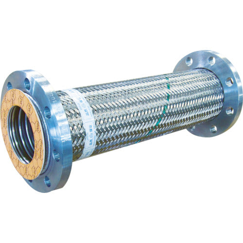 TOFLE 플렉시블 메탈 호스 플랜지 무용접형 플렉스 10K SS400 65A×800L TF-23065-800 1개