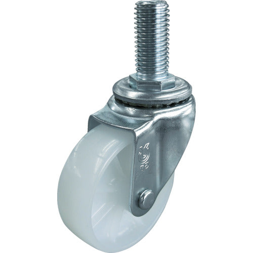 ユーエイ　ねじ込み式　自在　キャスター　ナイロン　車輪径１００ｍｍ　ストッパー付き　Ｓタイプ　ＳＴ−Ｓ型　ネジ寸法Ｗ３／４×４０山数１０　ST-100NS-W3/4-40　1 個