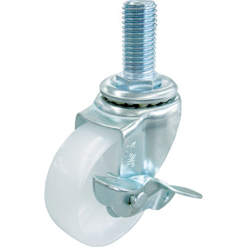 ユーエイ　ねじ込み式　自在　キャスター　ナイロン　車輪径６５ｍｍ　ストッパー付き　Ｓタイプ　ＳＴ−Ｓ型　ネジ寸法Ｗ３／４×４０山数１０　ST-65NS-W3/4-40　1 個