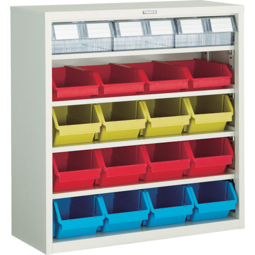 ＴＲＵＳＣＯ　コンテナラックケース　バンラックケース　Ｍ型　コンテナ入　Ｈ８８０　304M-E　1 台