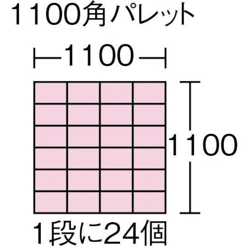 ＴＲＵＳＣＯ　ＴＨＣ型コンテナ　有効内寸１９７Ｘ１２９Ｘ９６　ＯＤ　THC-03A-OD　1 個