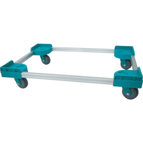 TRUSCO 컨테이너 트롤리 알루미늄 카트 649 × 439 소음 캐스터 TALD-S75 1 대