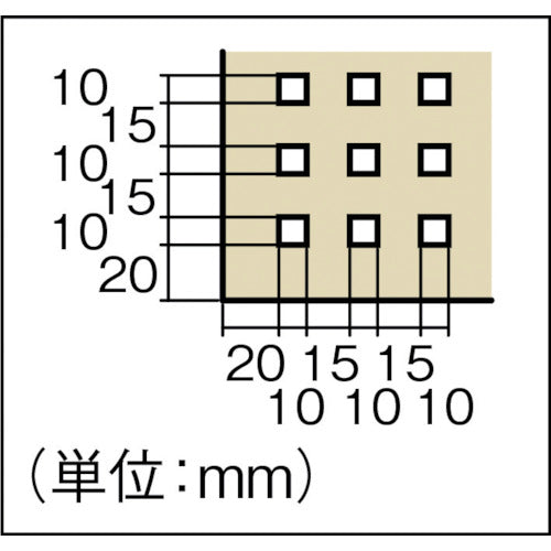 ＴＲＵＳＣＯ　ライトパンチングパネル　パネリーナ　前パネル式　TUR-4　1 台