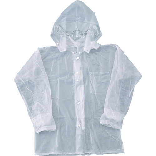 TRUSCO Rain Suit, Size M, Clear, TRW90M, 1 piece