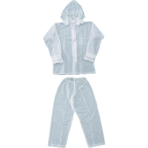 TRUSCO Rain Suit, Size 3L, Clear, TRW903L, 1 piece