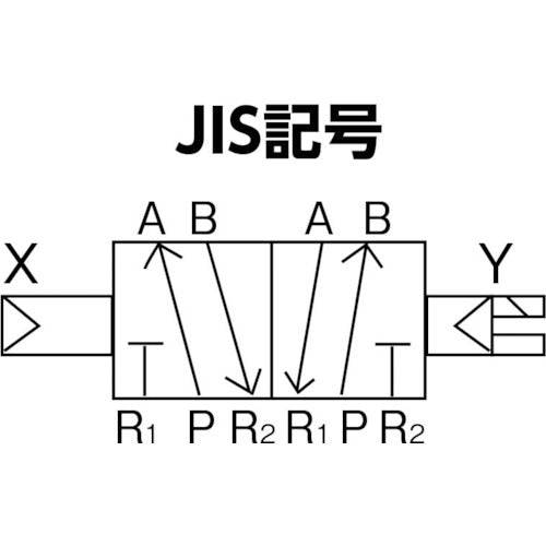 ＣＫＤ　４Ｆシリーズパイロット式５ポート弁セレックスバルブ　２．０Ｃ［ｄｍ［［の３乗］］／（Ｓ・ｂａｒ）］／音速コンダクタンス　4F110-08-AC200V　1 台