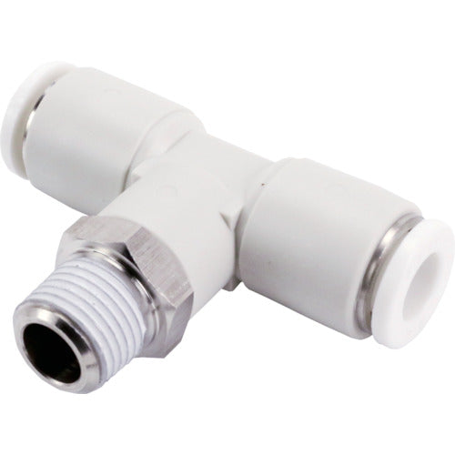 CKD Tube Fittings New Joint Stainless Steel Type (Tee on Both Sides) Suitable Tube Outer Diameter 6mm Connection Port Size R1/8 ZW-T6-6-P4 1 Piece