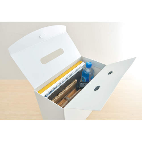 ライオン　ボックスファイル　ＢＦ−４２Ｔ　ブルー　BF-42T-B(11726)　1 冊