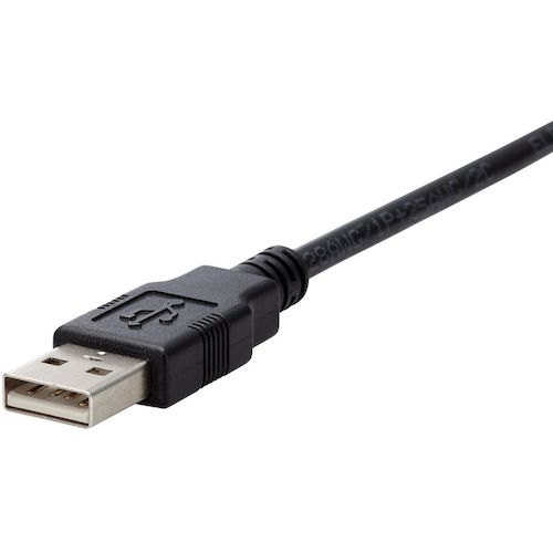 ELECOM USB2.0 케이블 A-B 타입 사양 고정 2m 블랙 U2C-AB20BK/ID 1개