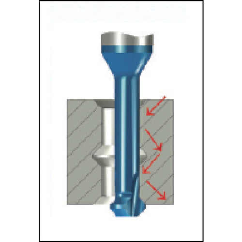 NOGA Long Reach Back Countersink Mini Chamfer 90° Blade Long Shank MC0606C24L A90 1 Piece