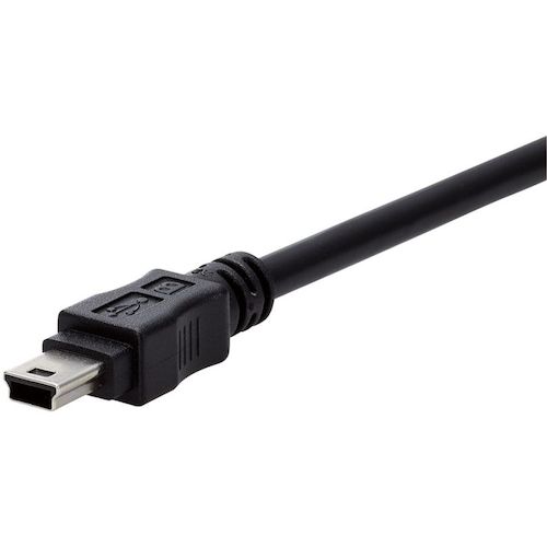 ELECOM USB2.0 케이블 A-miniB 타입 사양 고정 3m 블랙 U2C-AM30BK/ID 1개