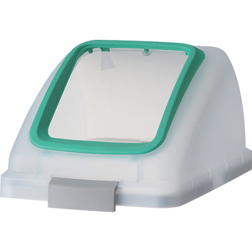 コンドル　屋内用屑入れ　リサイクルトラッシュ　ＳＫＬ−５０用　角穴蓋　緑　YW-452L-OP1-G　1 個