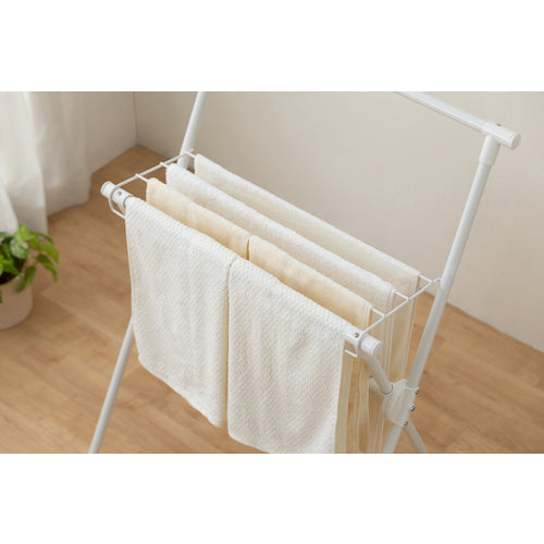 IRIS 296114 Easy-assembly style clothesline, white, STMX-700-W, 1 unit