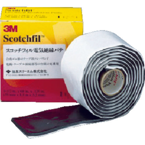 ３Ｍ　スコッチフィル　電気絶縁パテ　３８ｍｍＸ１．５ｍ　S/FIL　1 巻