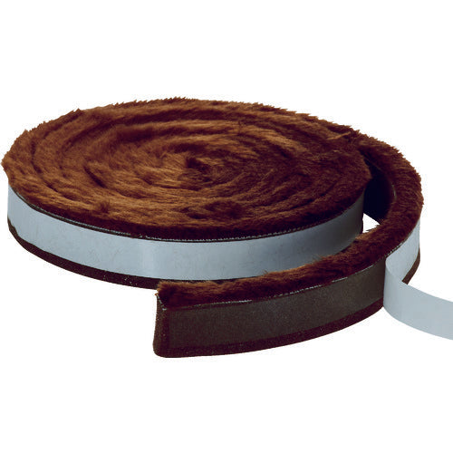 ニトムズ　毛付すきまテープブラウン　Ｅ０３９１　E0391　1 巻