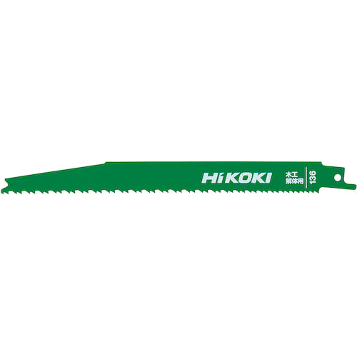 ＨｉＫＯＫＩ　セーバソーブレード　ＮＯ．１３６　２００Ｌ　６−１２山　２枚入　木工解体用　0037-8017　1 PK