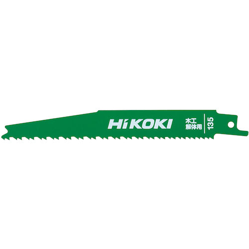 ＨｉＫＯＫＩ　セーバソーブレード　ＮＯ．１３５　１５０Ｌ　６−１２山　２枚入　木工解体用　0037-8016　1 PK