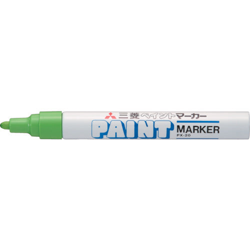 uni Paint Marker Oil-based Medium Tip Yellow Green PX20.5 1 piece