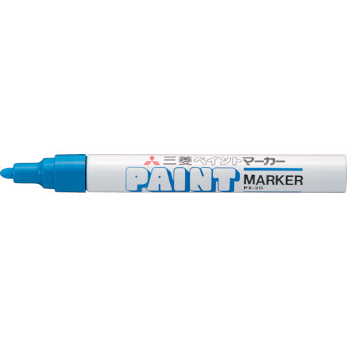 uni Paint Marker Oil-based Medium Point Light Blue PX20.8 1 piece