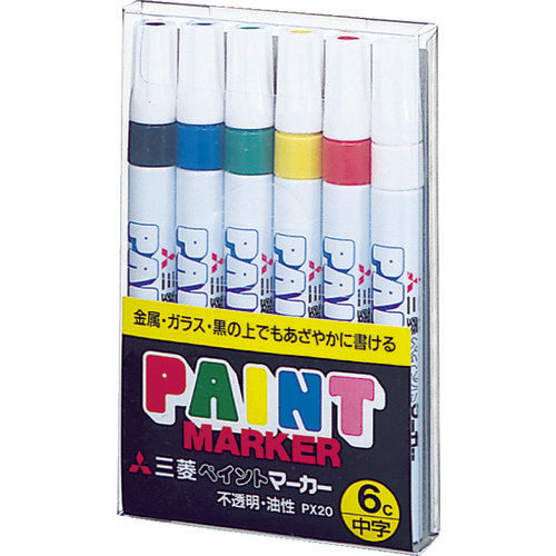 ｕｎｉ　ペイントマーカー油性中字６色セット　PX206C　1 本