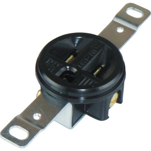 아메리칸 전기 【매진 폐번】 아메리칸 전기 평 날형 매립 콘센트 접지 2P15A125V 20 1 개