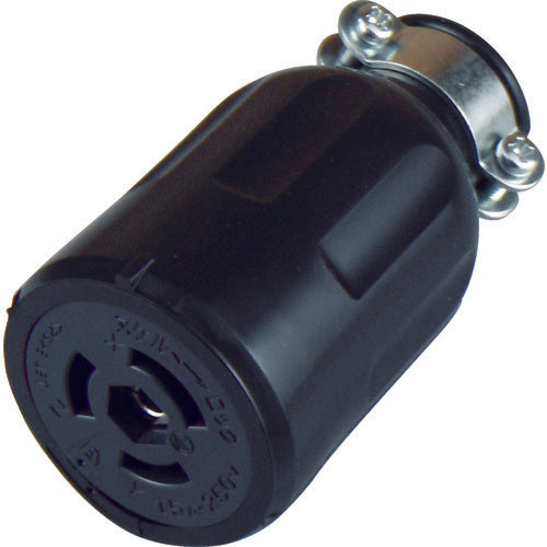 アメリカン電機　引掛形　ゴムコネクタボディ　接地３Ｐ１５Ａ２５０Ｖ　3124GR　1 個